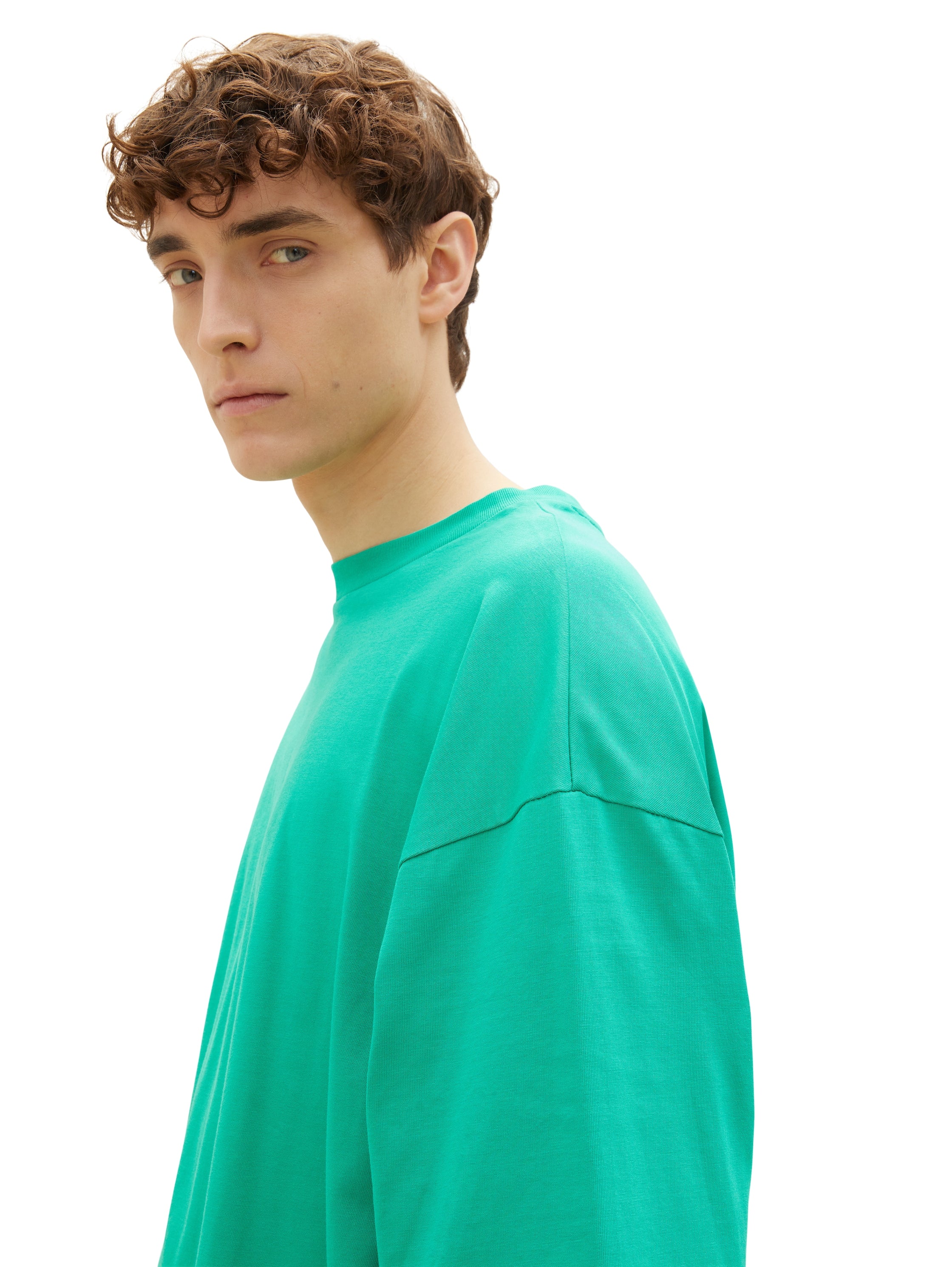 Green Over-sized Short Sleeve T-Shirt