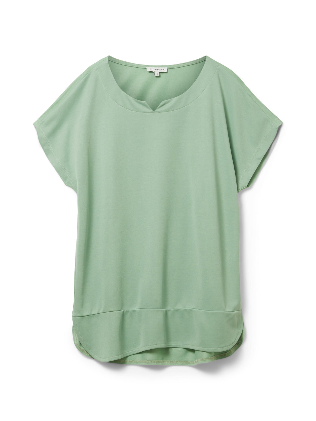 Green Short Sleeve V-Neck T-Shirt