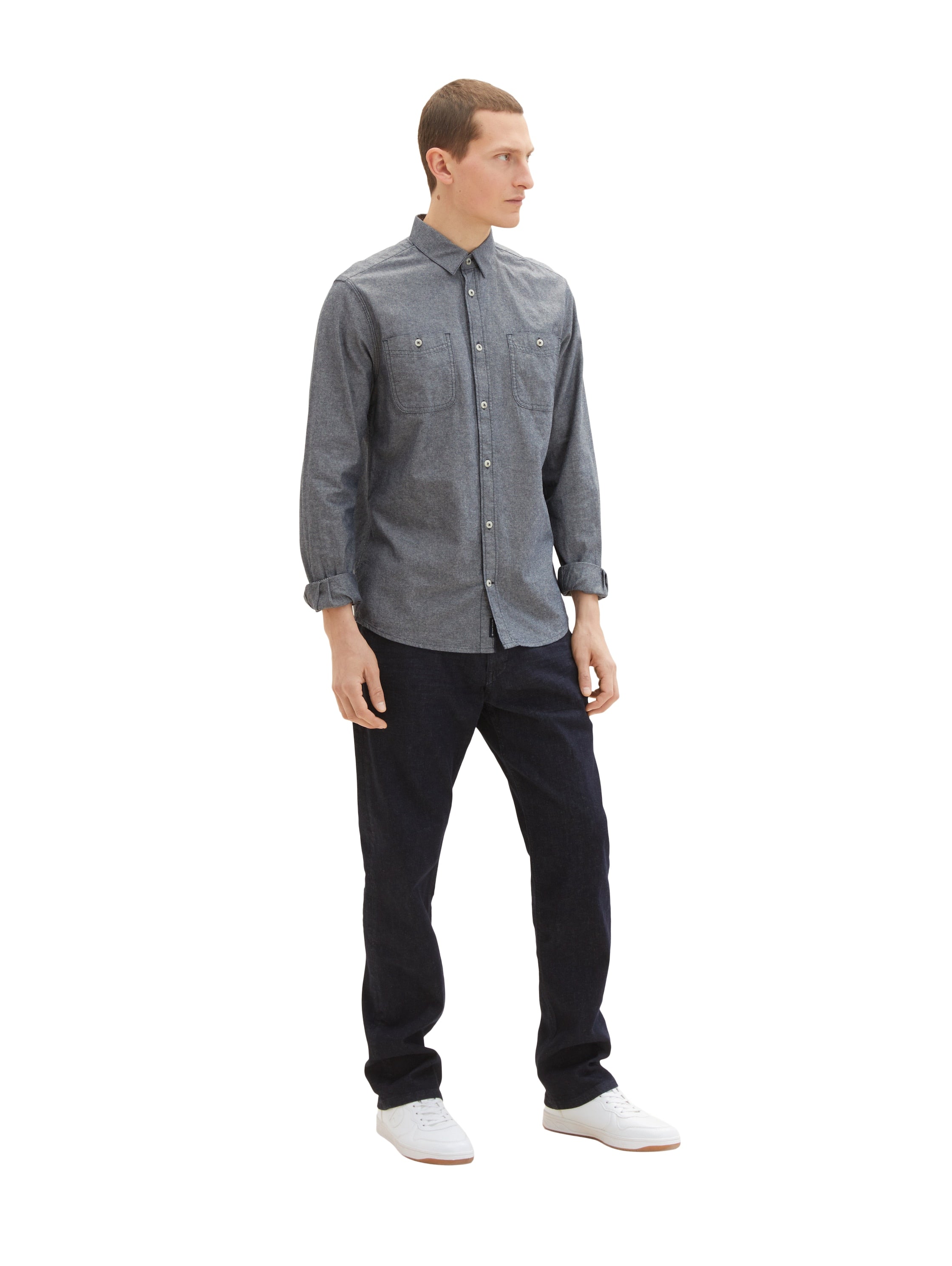 Grey Long Sleeve Shirt