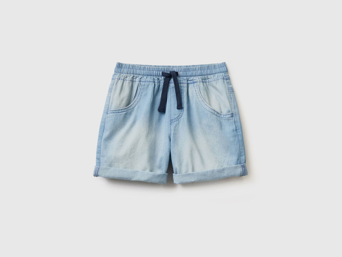 Jean Look Bermudas With Drawstring