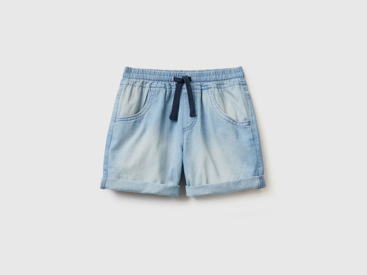 Jean Look Bermudas With Drawstring