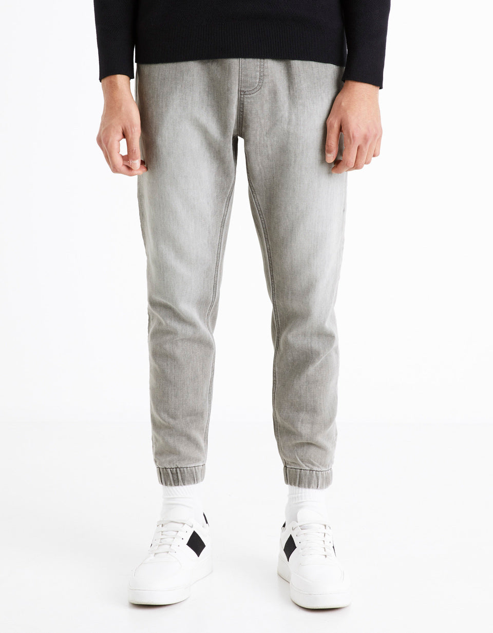 Jogger Jeans - Grey - 01