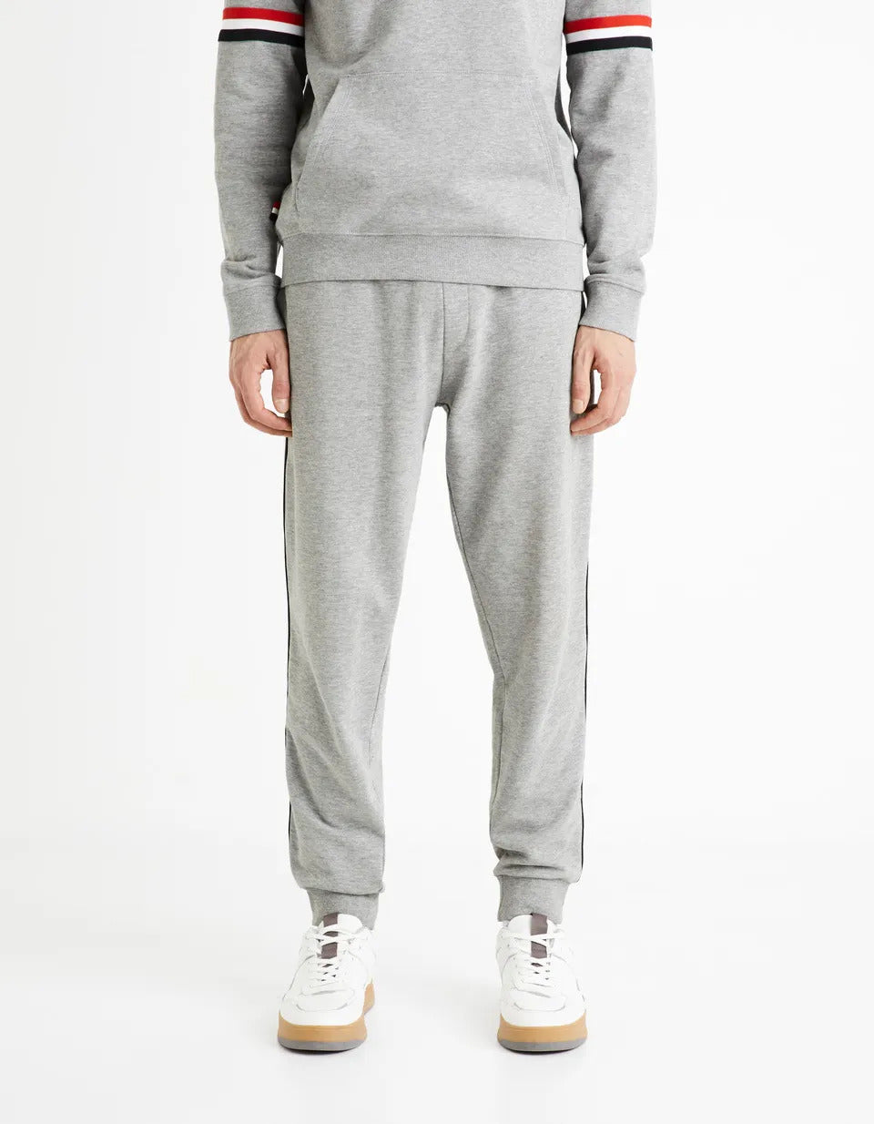 Jogging Pants 100% Cotton - Gray - 01