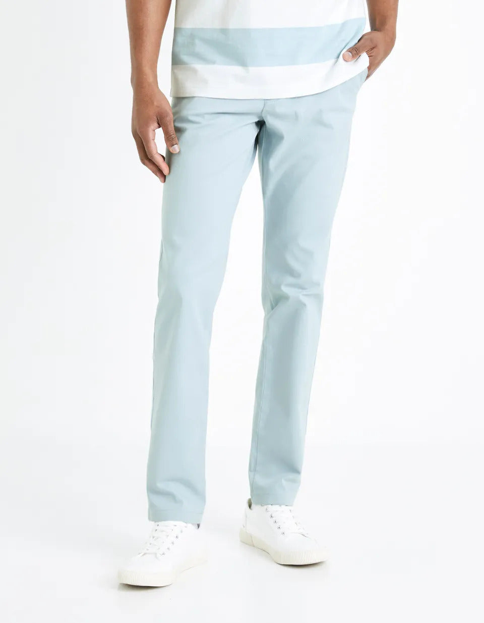 Light Blue Chino Trousers