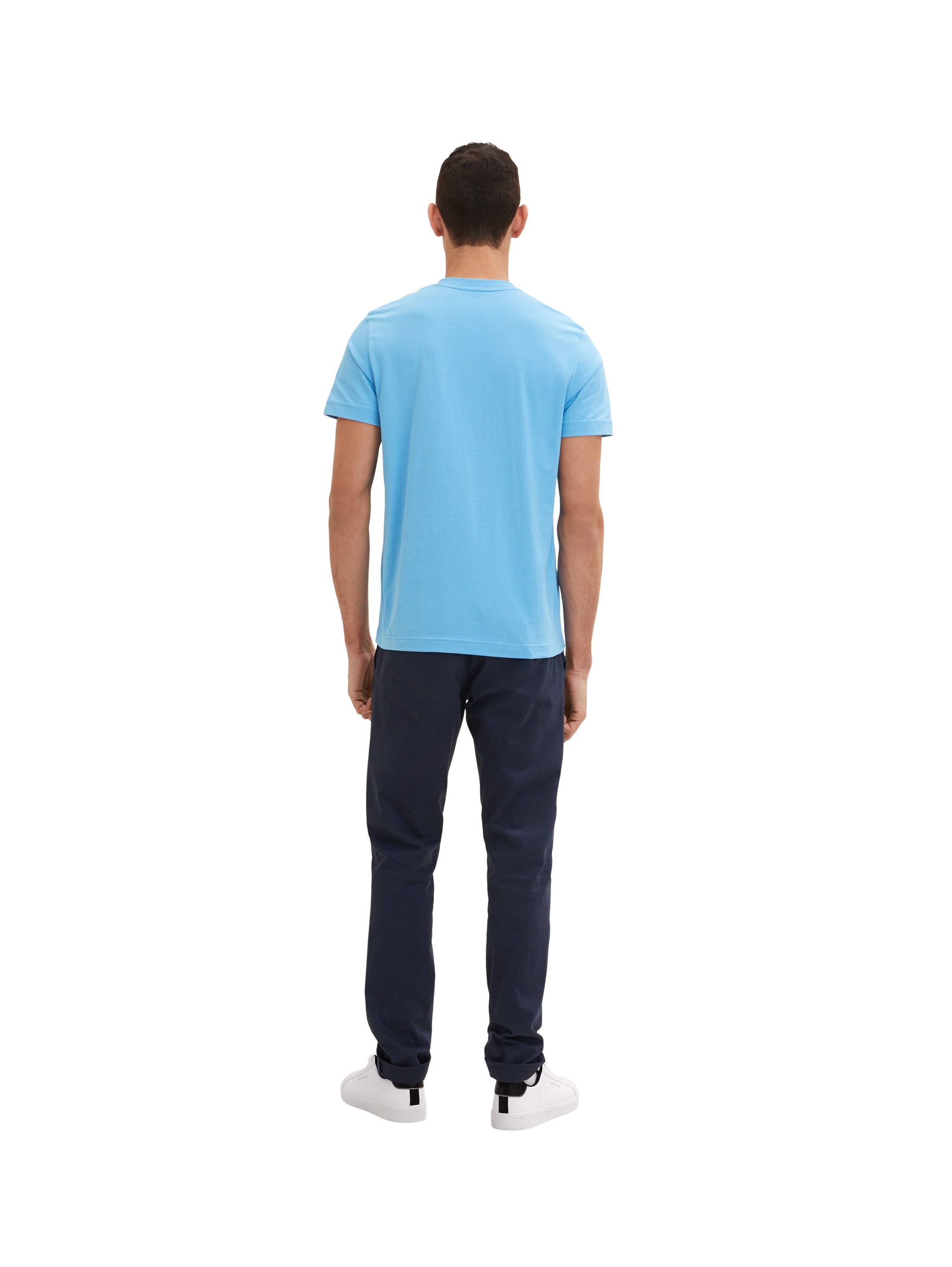 Light Blue Short Sleeve Graphic T-Shirt - BEVAVA