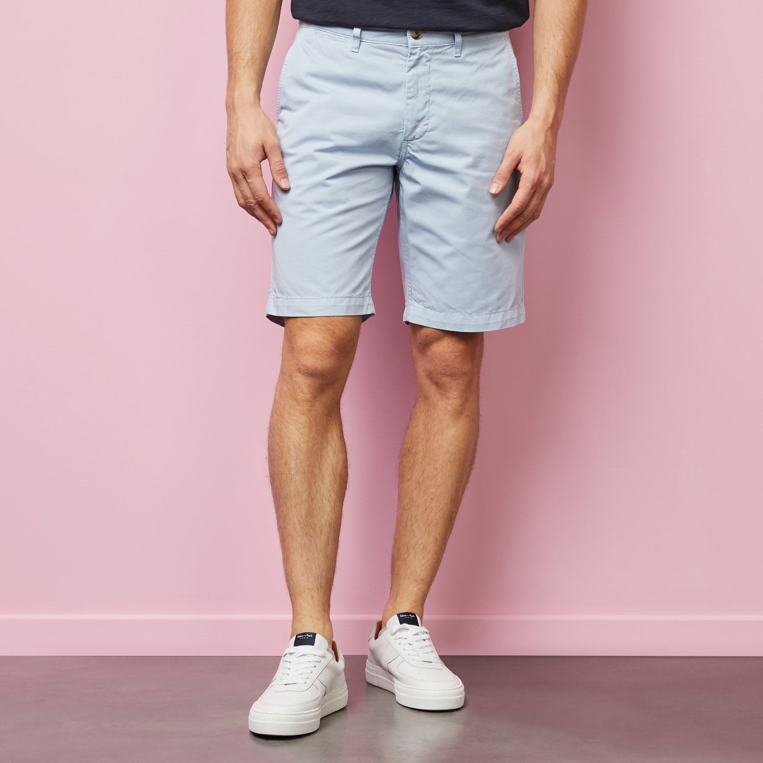 Light Grey Chino Bermuda Shorts - 02