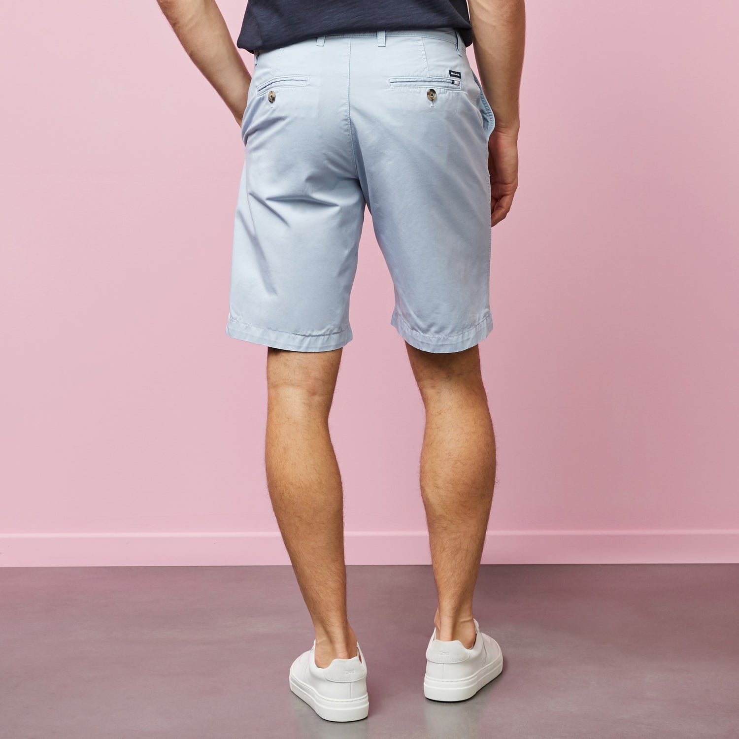 Light Grey Chino Bermuda Shorts - 03