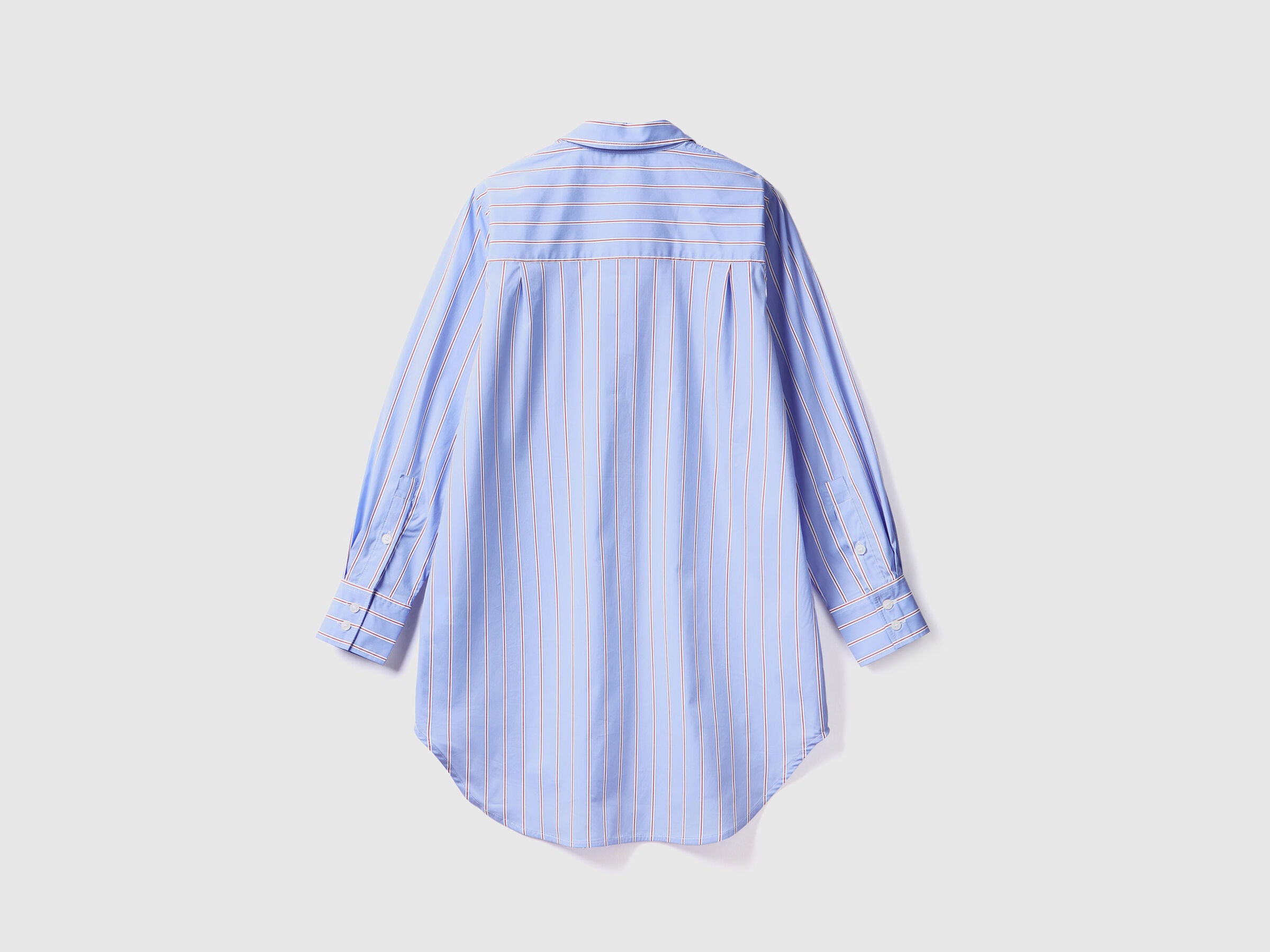 Long Comfort Fit Striped Shirt