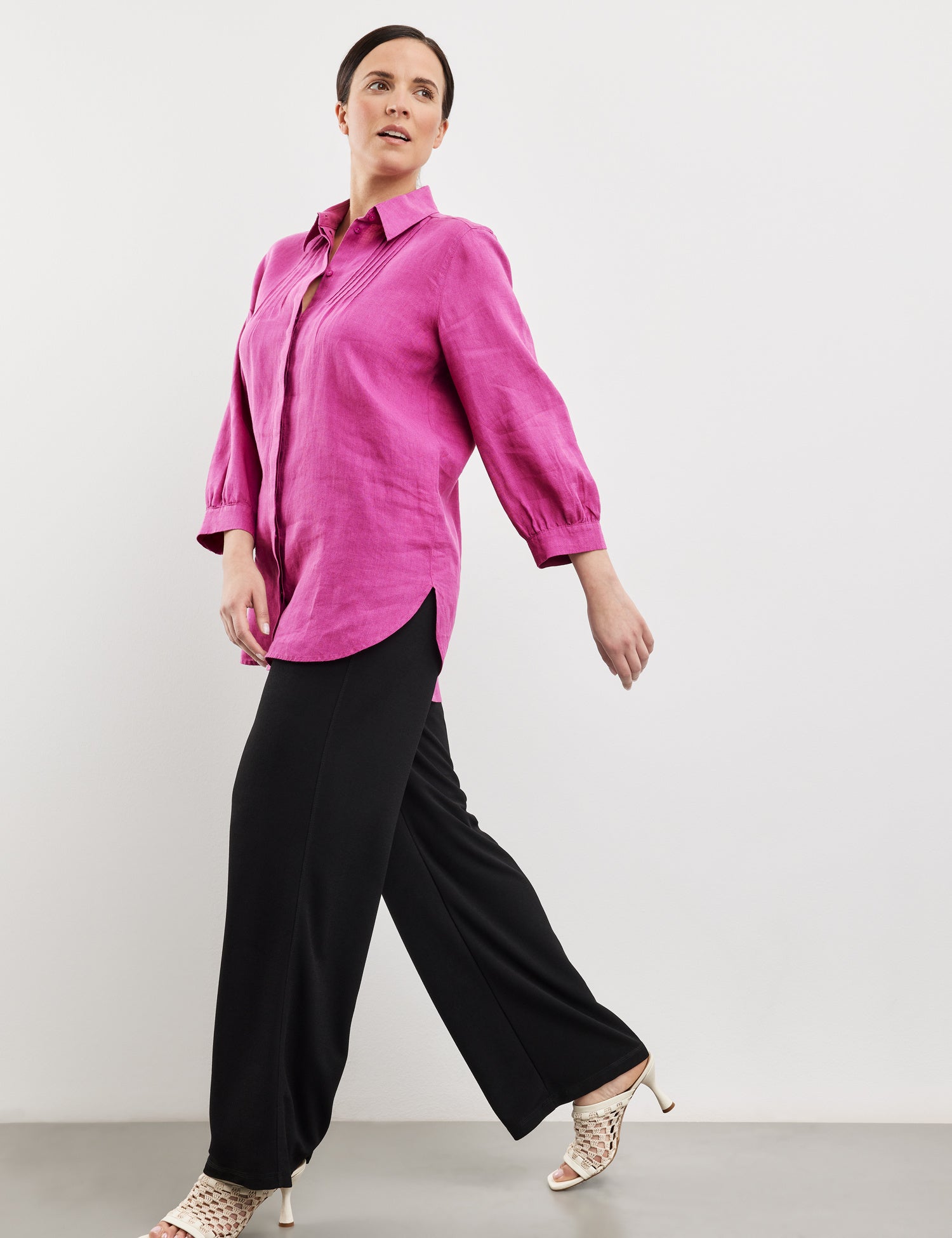 Long Linen Blouse