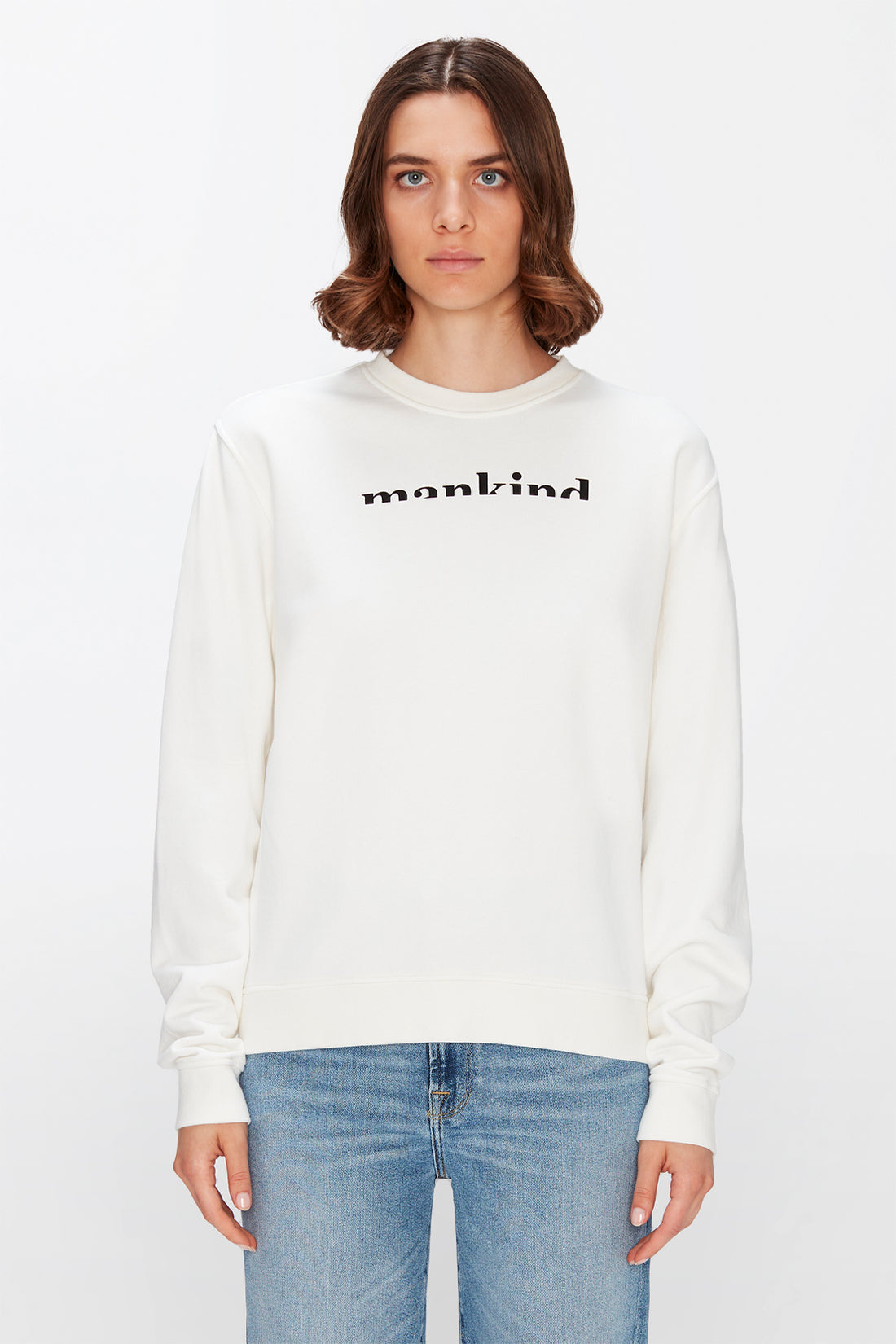 Mankind Sweatshirt Cotton Milk