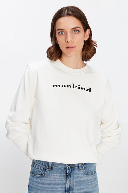 Mankind Sweatshirt Cotton Milk