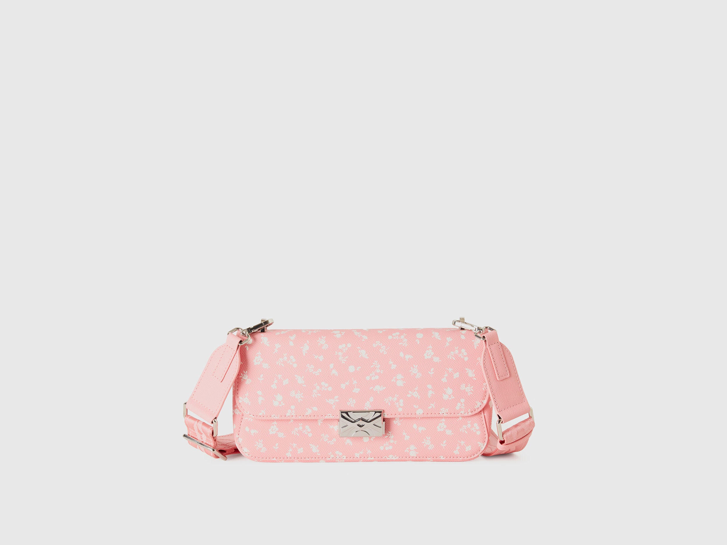 Medium Pink Floral Patterned Be Bag