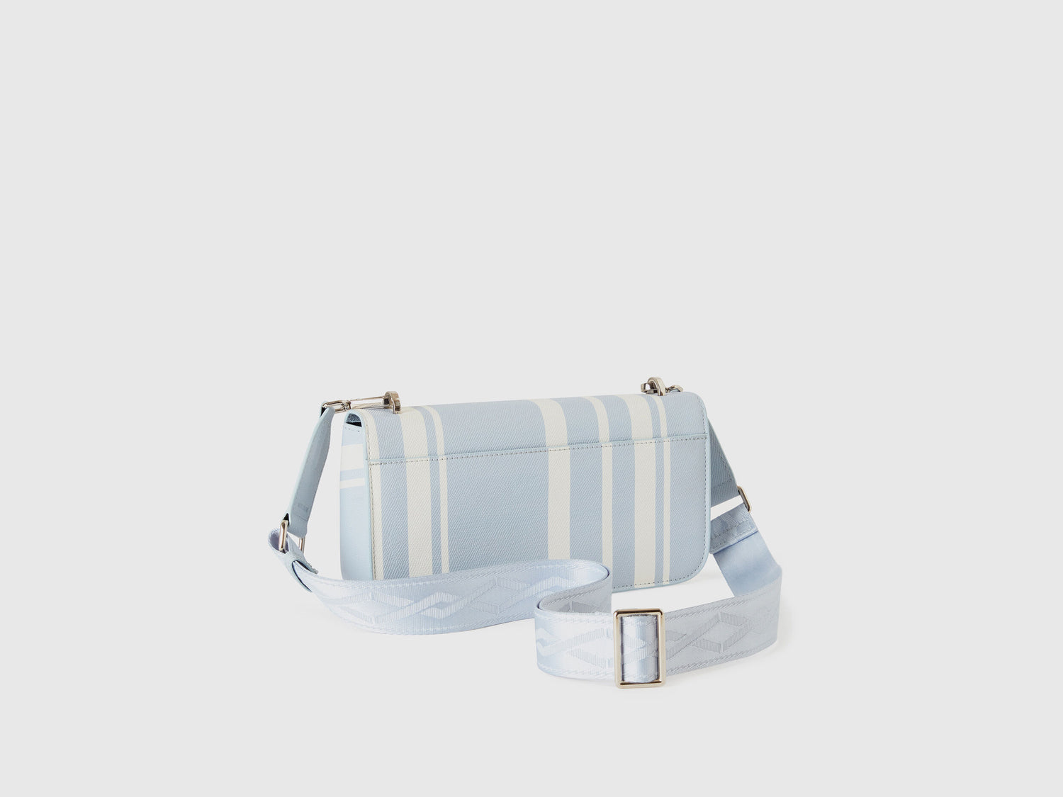 Medium Sky Blue Striped Be Bag