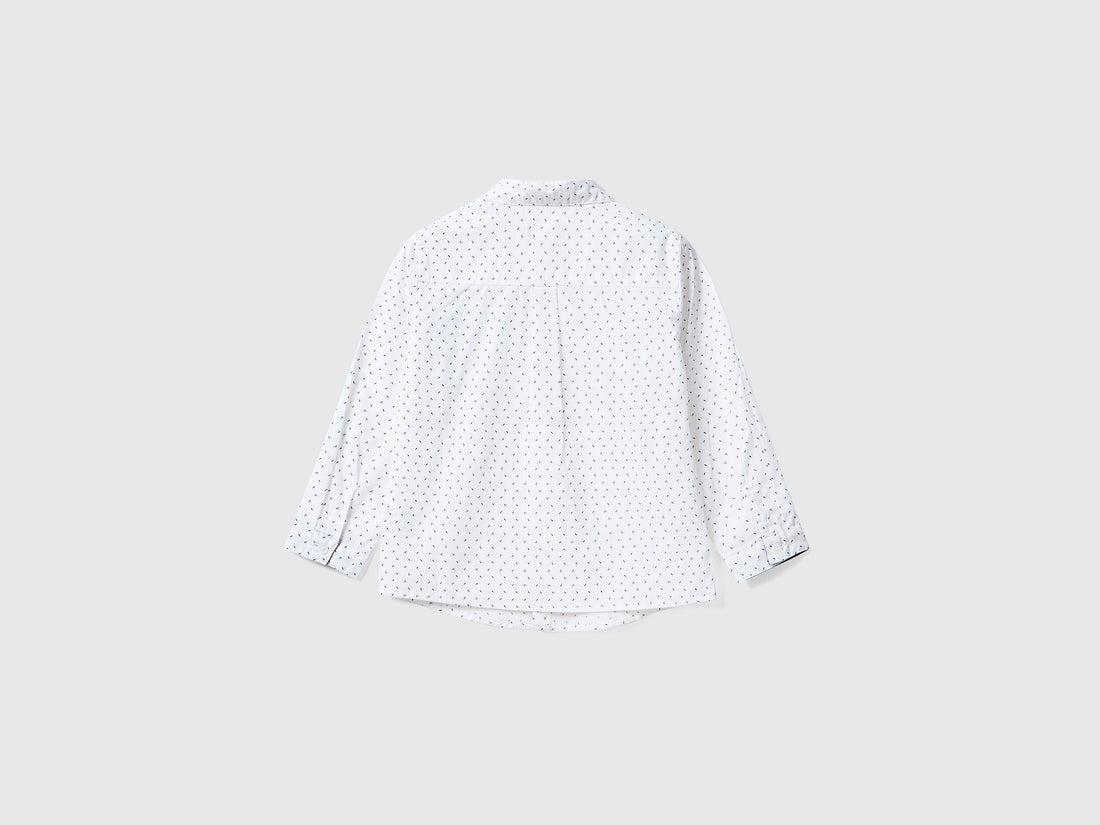 Micro Patterned Shirt With Pocket - 02