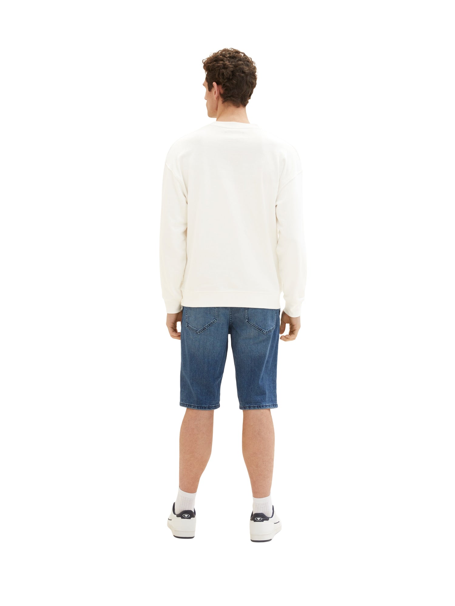 Mid Wash Denim Shorts - BEVAVA