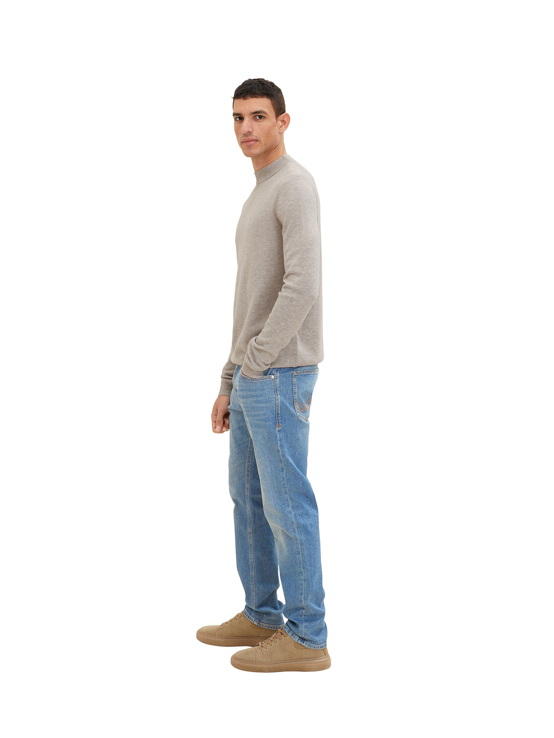Mid Wash Standard Fit Jeans