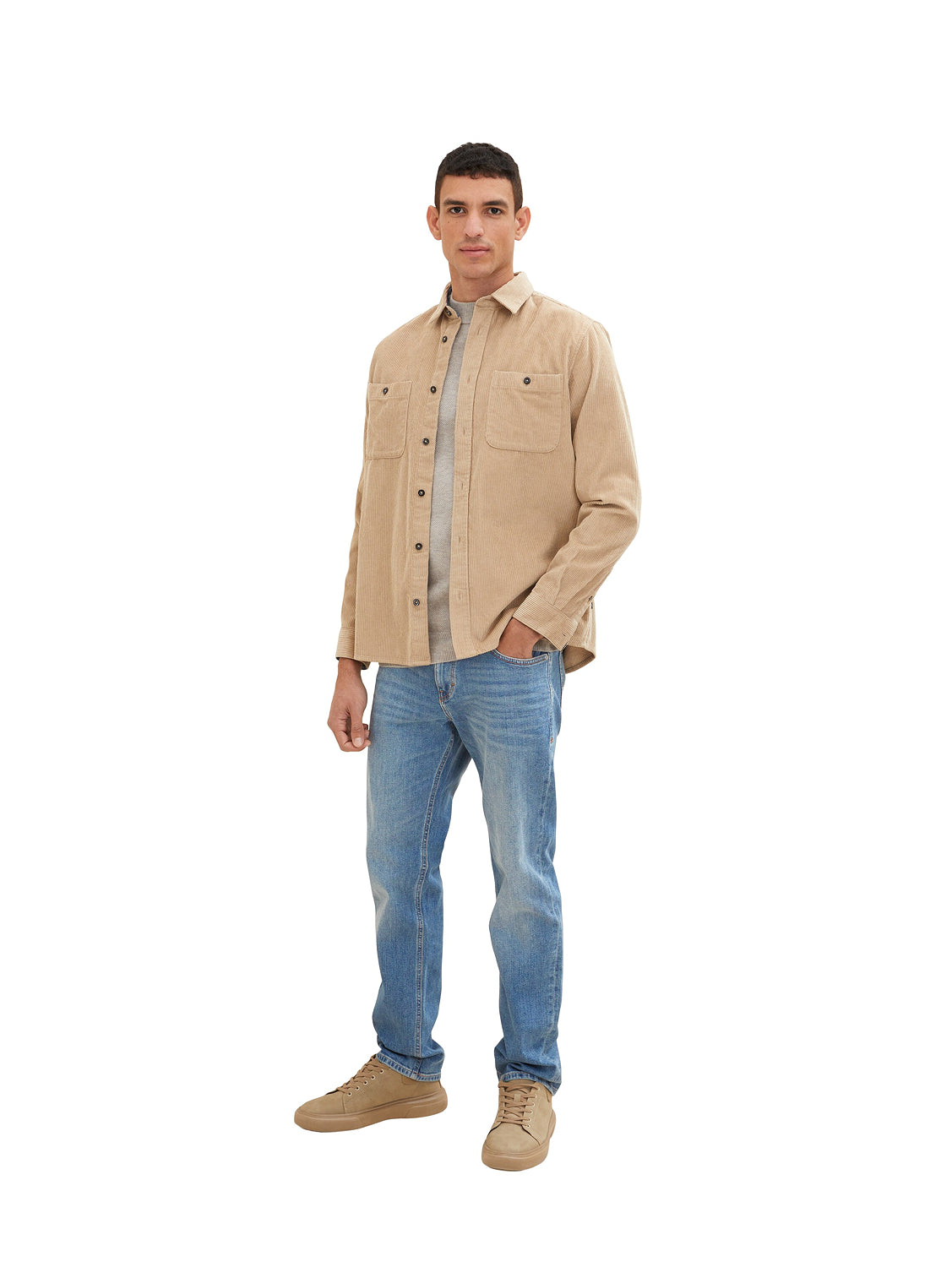 Mid Wash Standard Fit Jeans