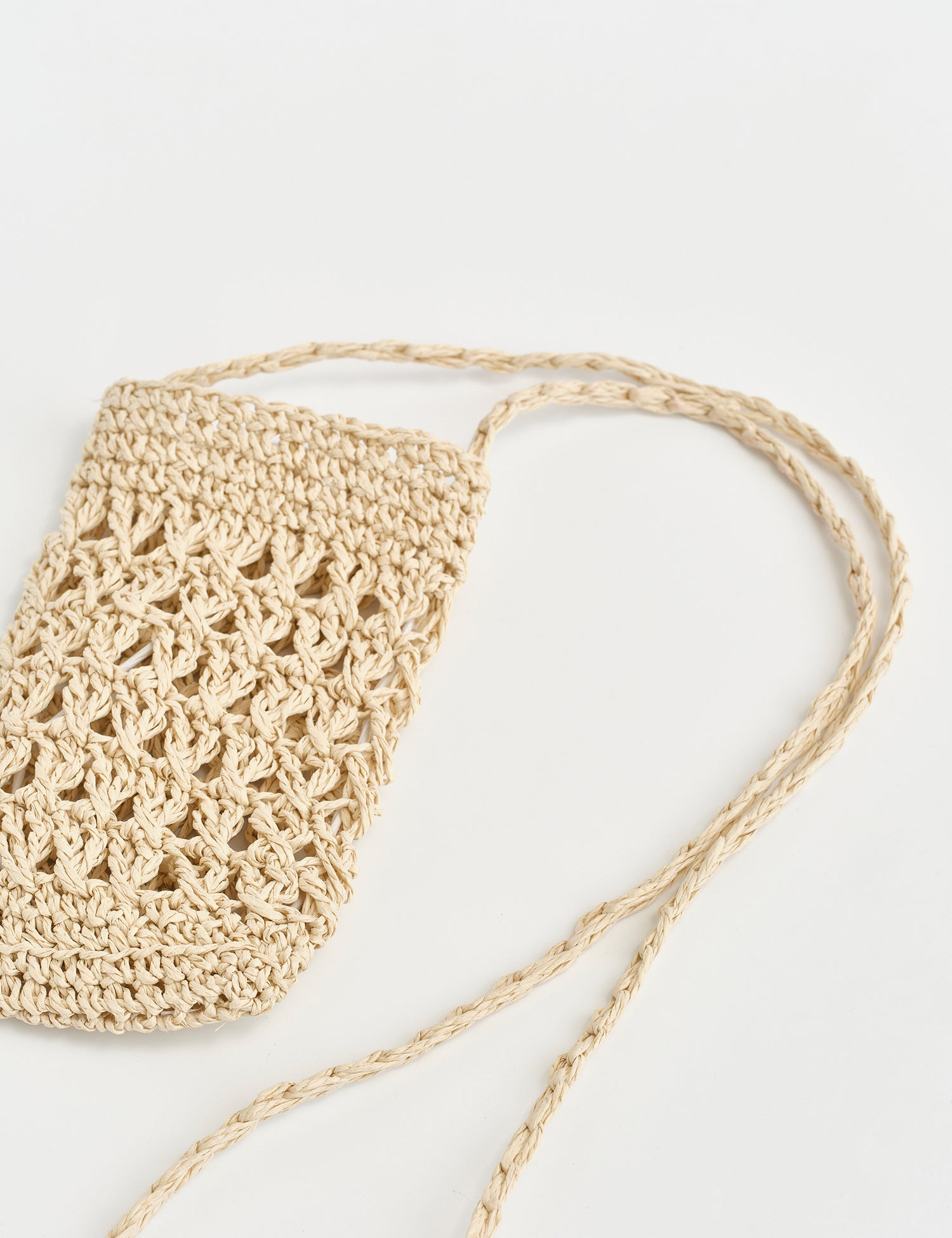 Mobile Phone Pouch Made Of Toyo Straw