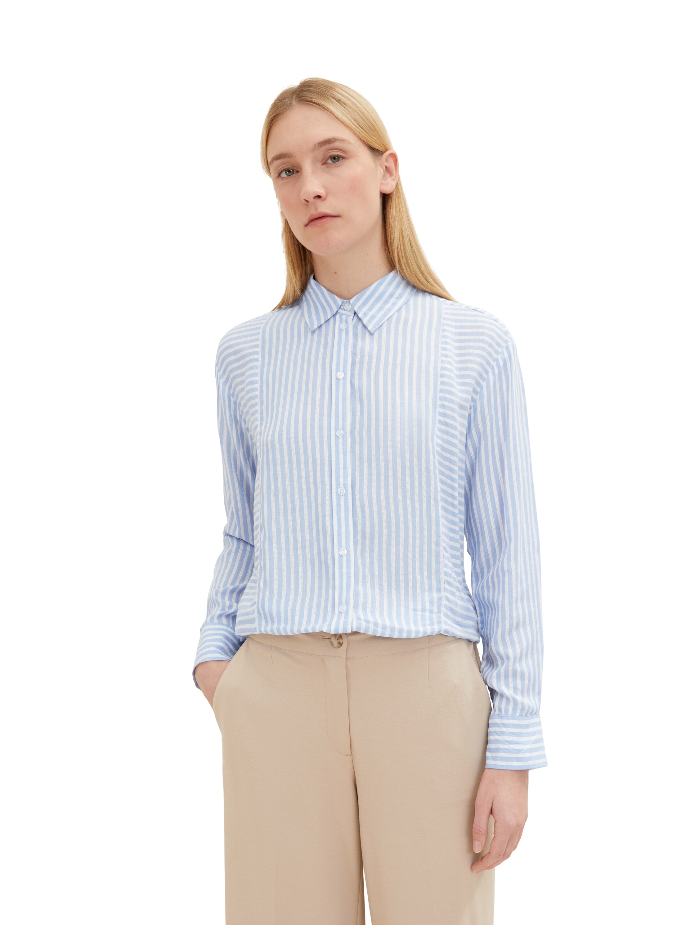 Multi-Color Long Sleeve Striped Shirt