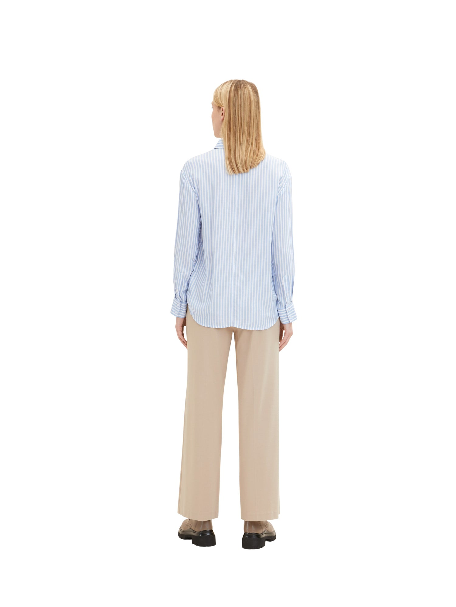 Multi-Color Long Sleeve Striped Shirt
