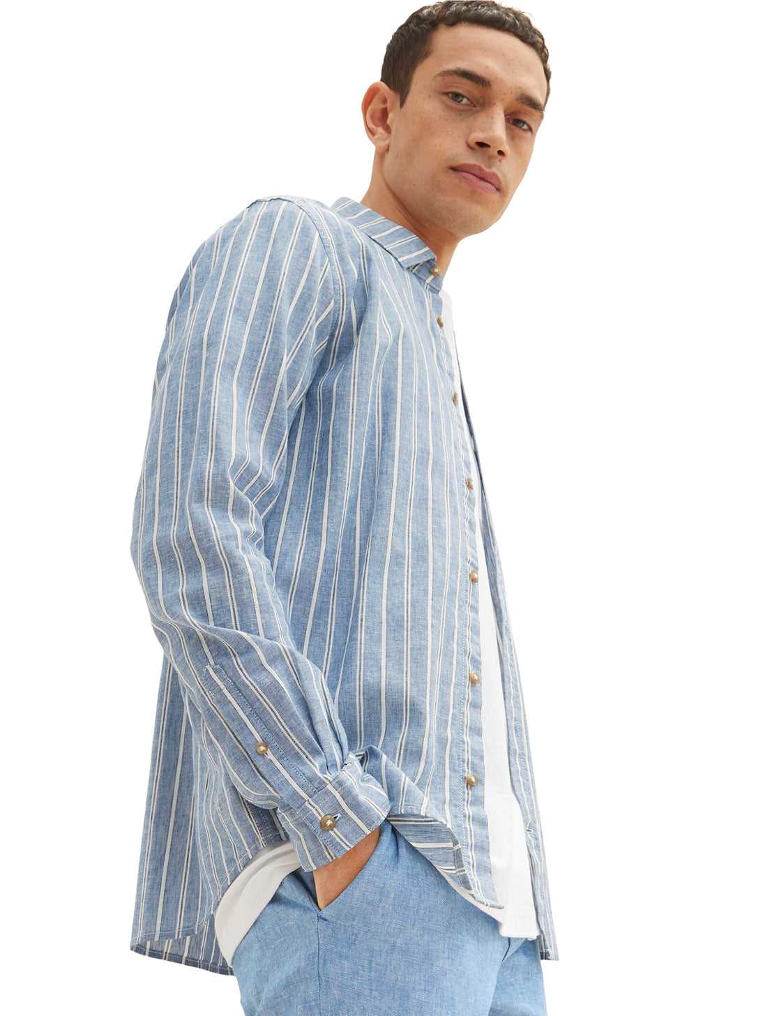 Multi-Color Striped Long Sleeve Shirt