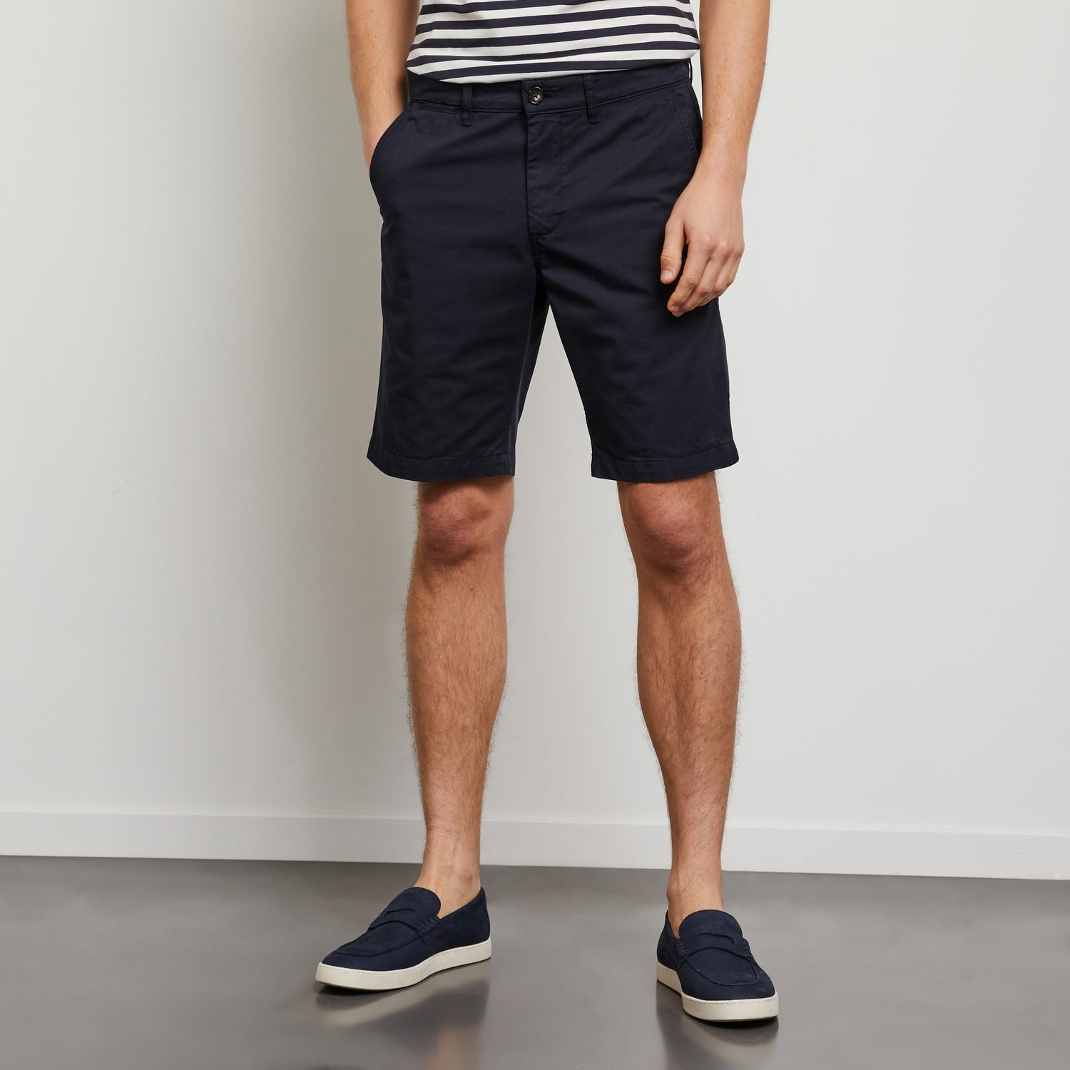 Navy Blue Bermuda Shorts - 02