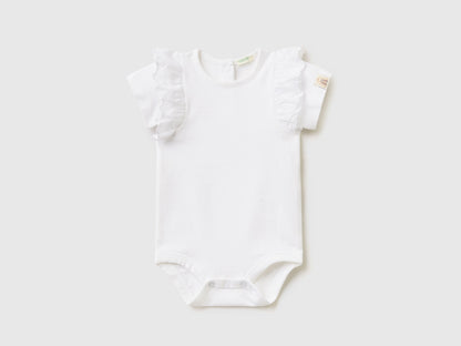 Onesie With Flap In Broderie Anglaise