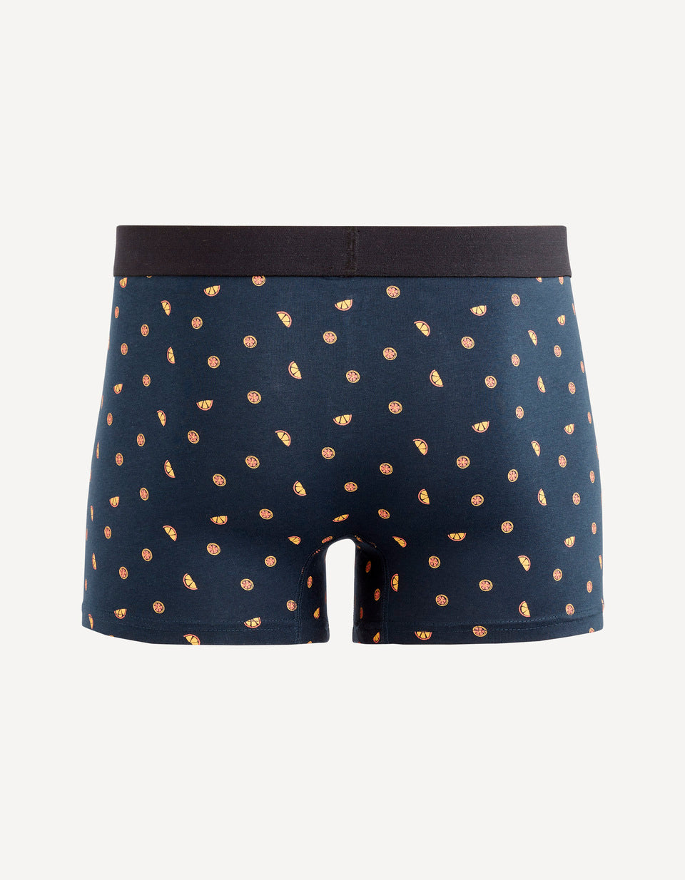 Orange Stretch Cotton Boxers - Petrol - 02