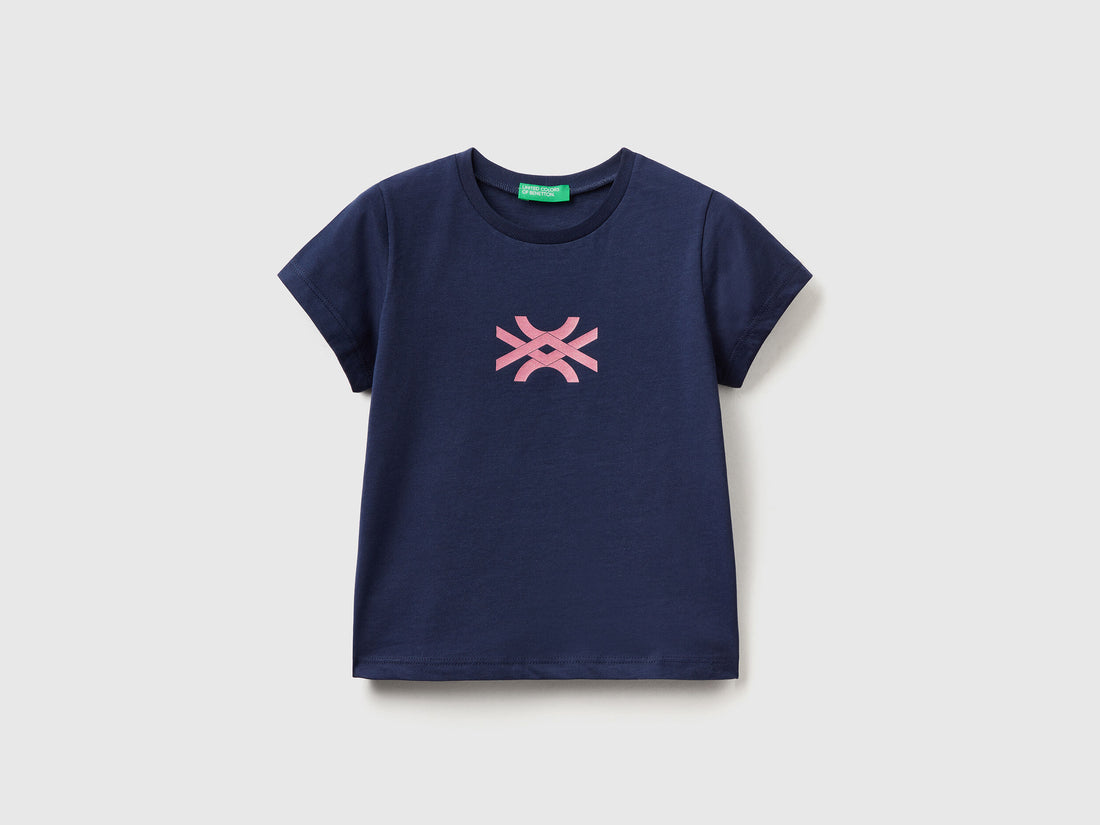 100% Organic Cotton T-Shirt With Logo