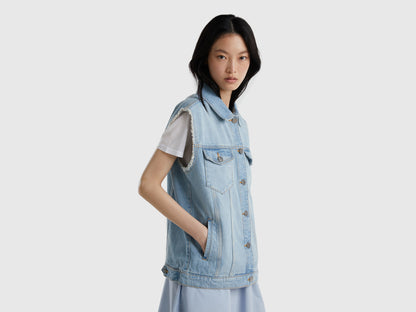 Oversized Denim Vest