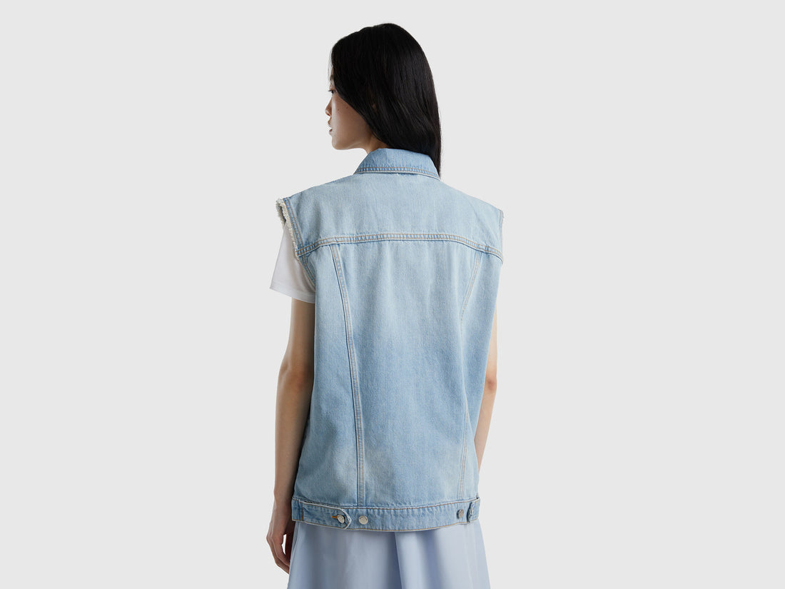 Oversized Denim Vest