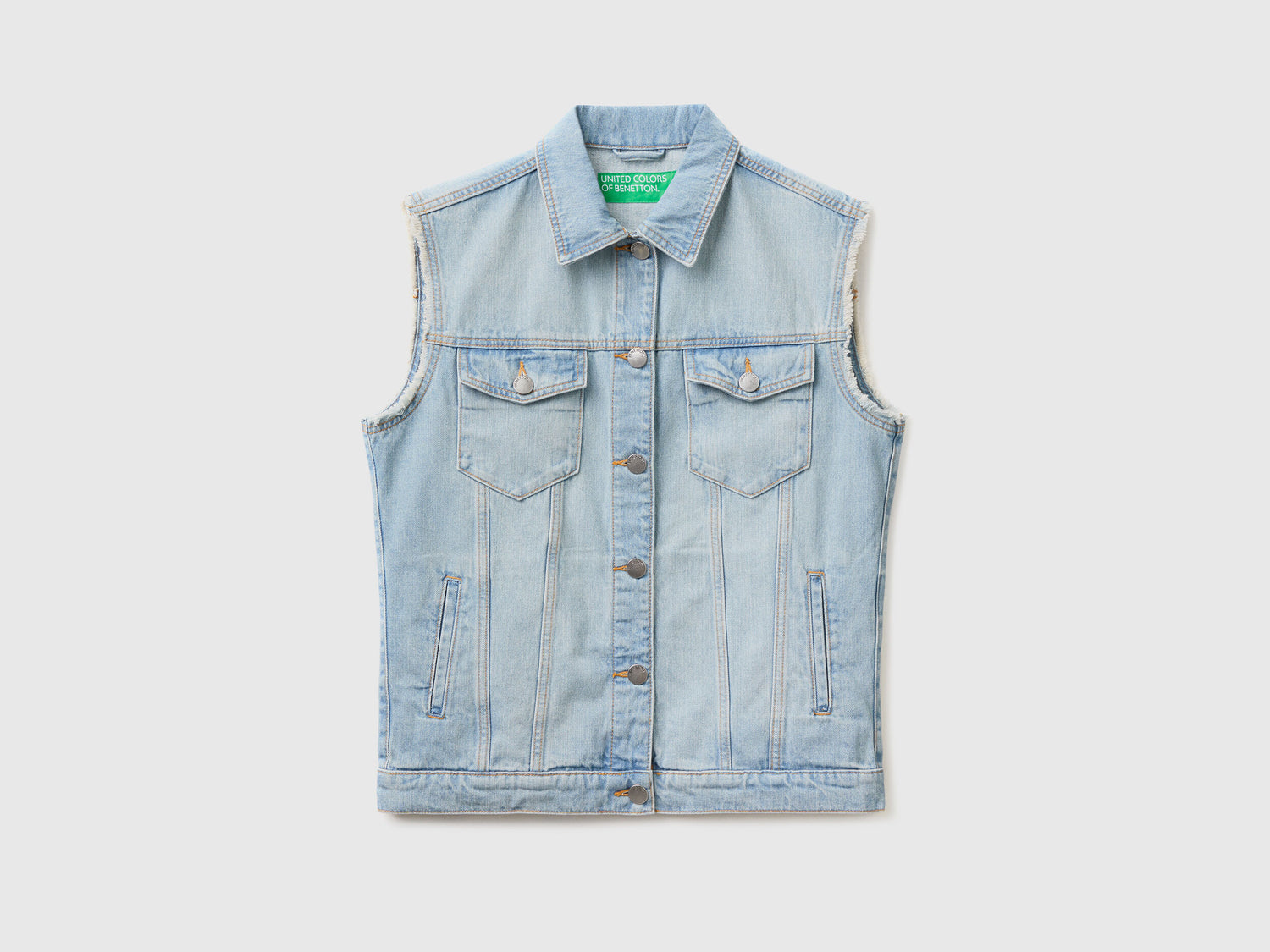 Oversized Denim Vest