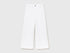 Palazzo Trousers In Stretch Cotton - 01