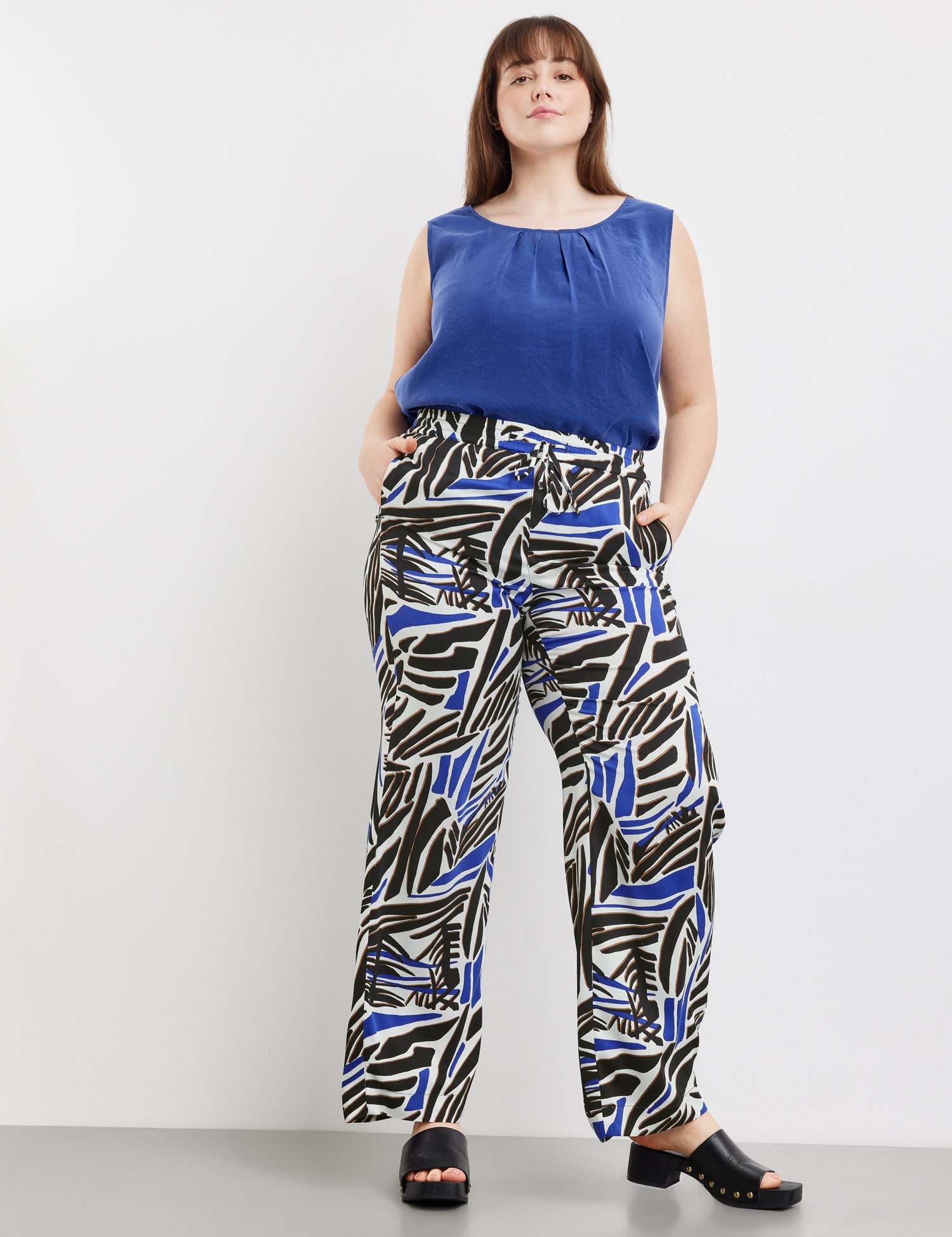 Palazzo Trousers With A Print, Carlotta