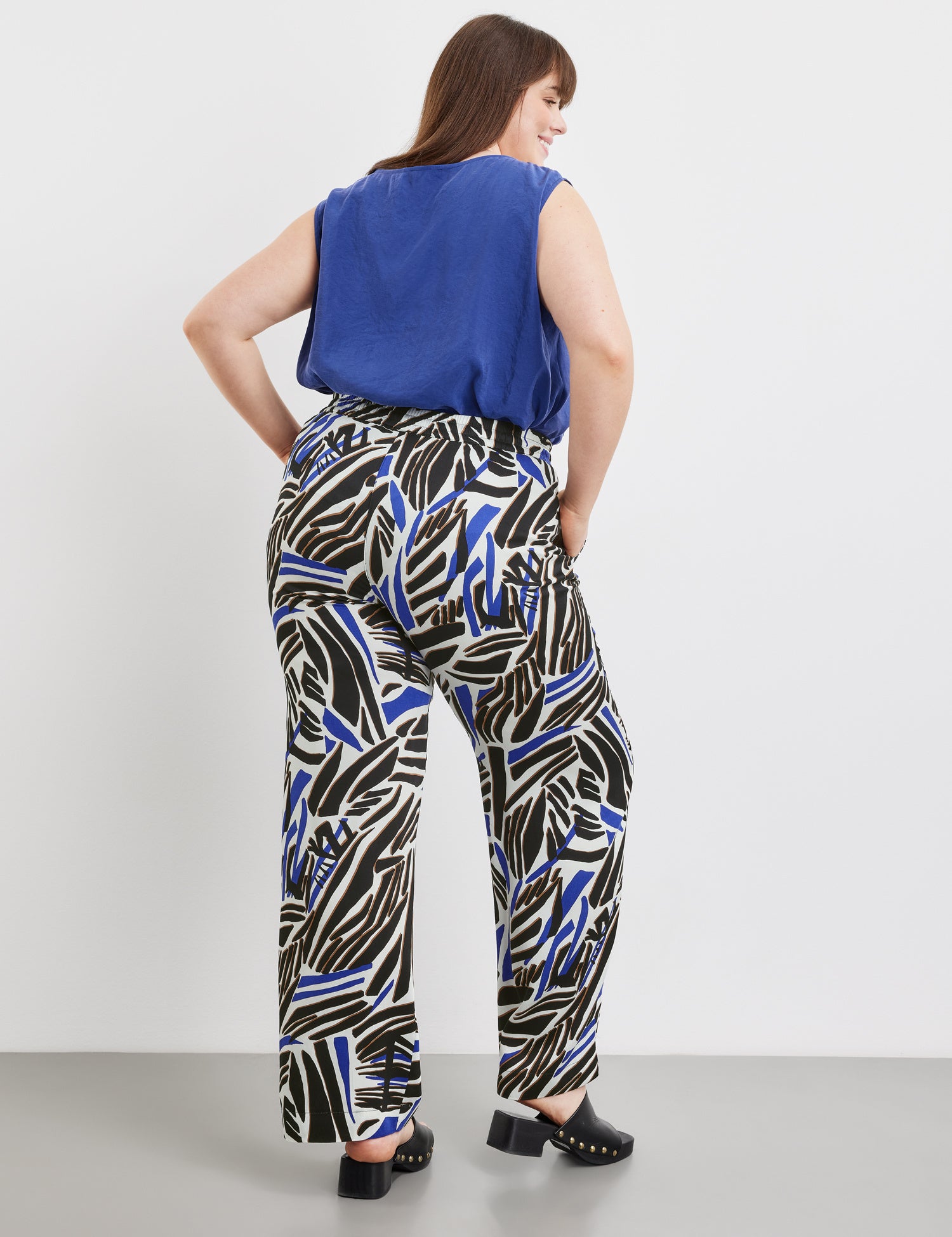 Palazzo Trousers With A Print, Carlotta