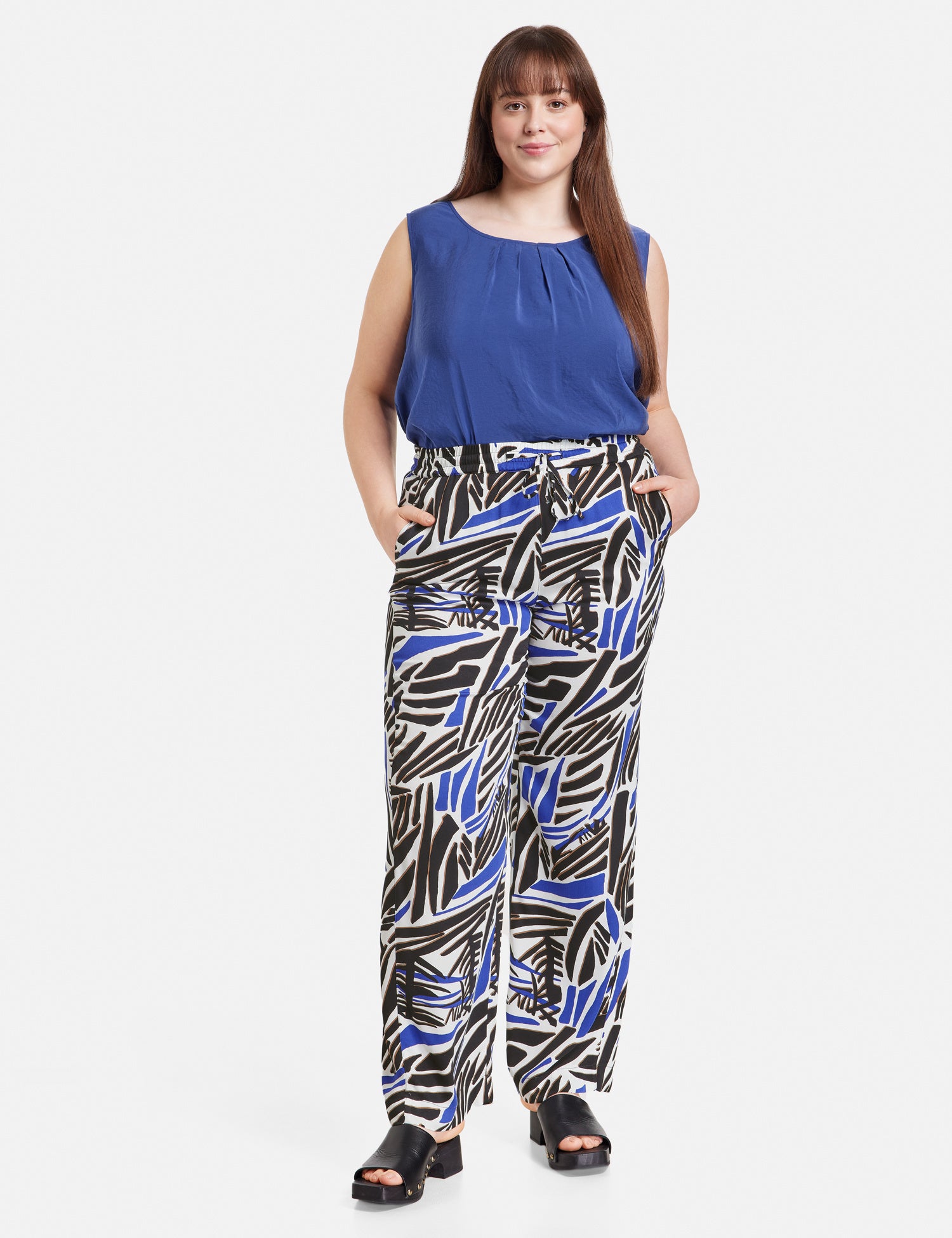 Palazzo Trousers With A Print, Carlotta