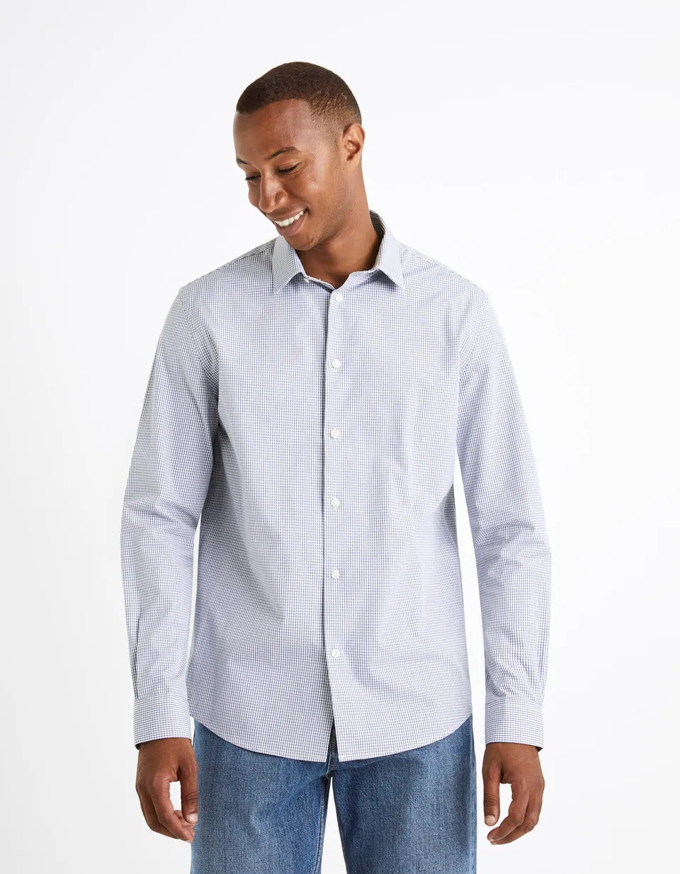 Pale Blue Long Sleeve Shirt