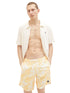 Pale Orange All-Over Print Swimming Trunks - BEVAVA