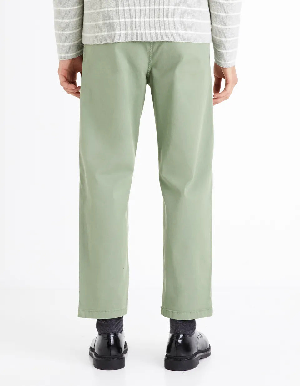 Pantalon Chino Relax - Vert - 04