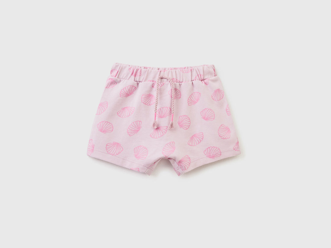 Patterned Shorts In Pure Cotton - 01