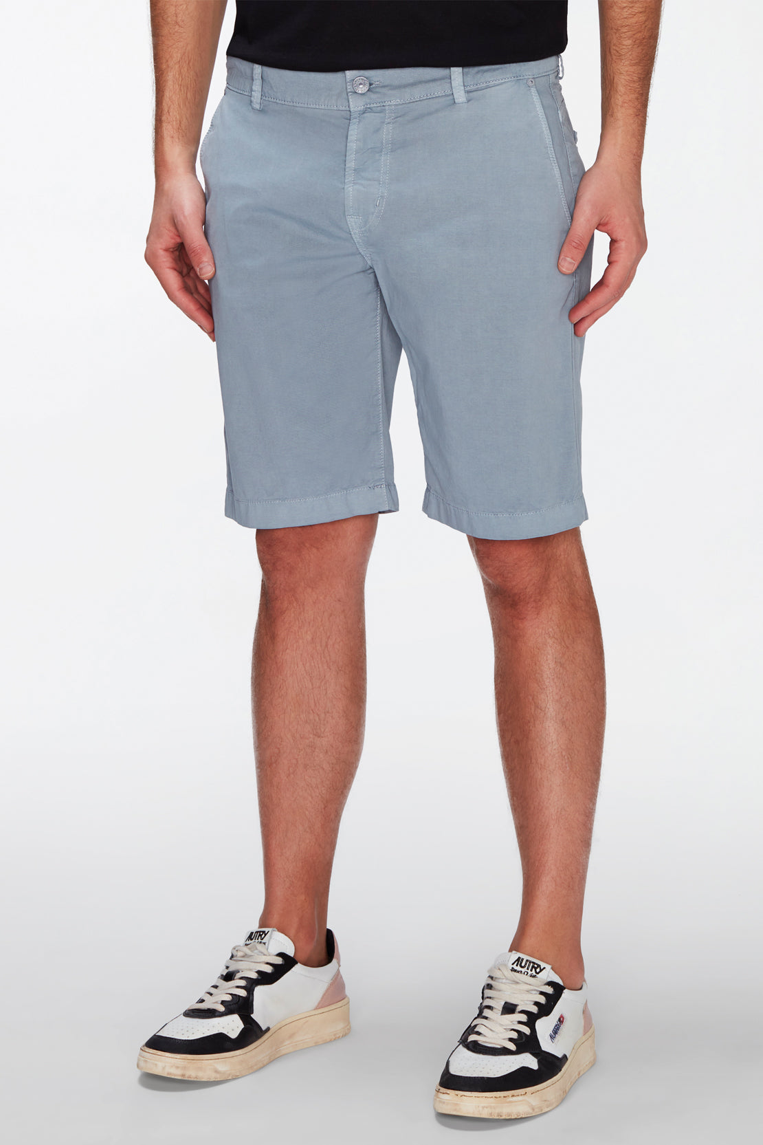 Perfect Chino Shorts Airweft Twill Cold Gin - BEVAVA