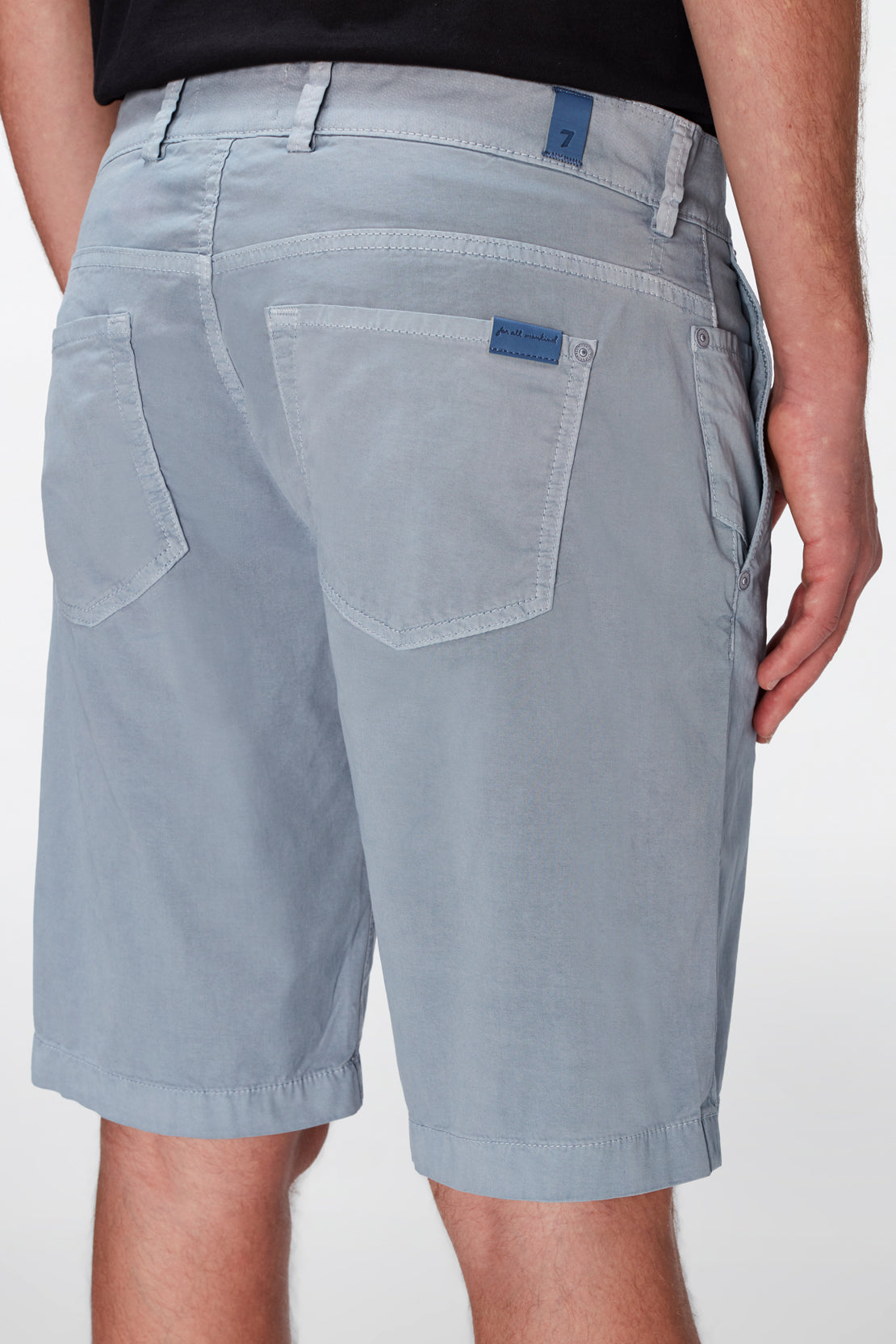 Perfect Chino Shorts Airweft Twill Cold Gin - BEVAVA