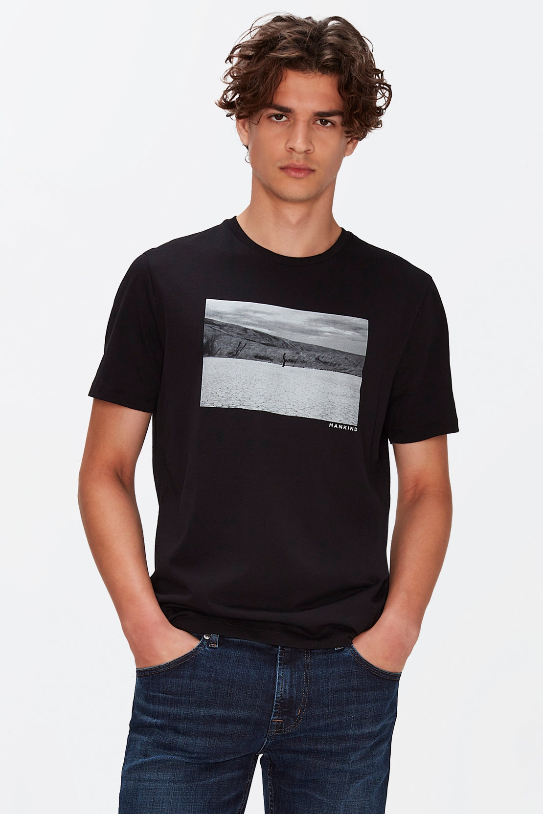 Photographic Tee Cotton Black