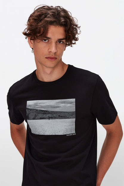 Photographic Tee Cotton Black