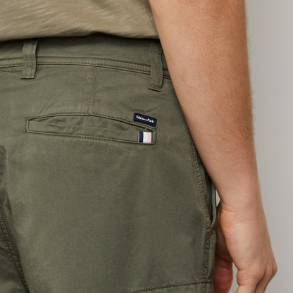 Plain Khaki Cargo Bermudas - 05