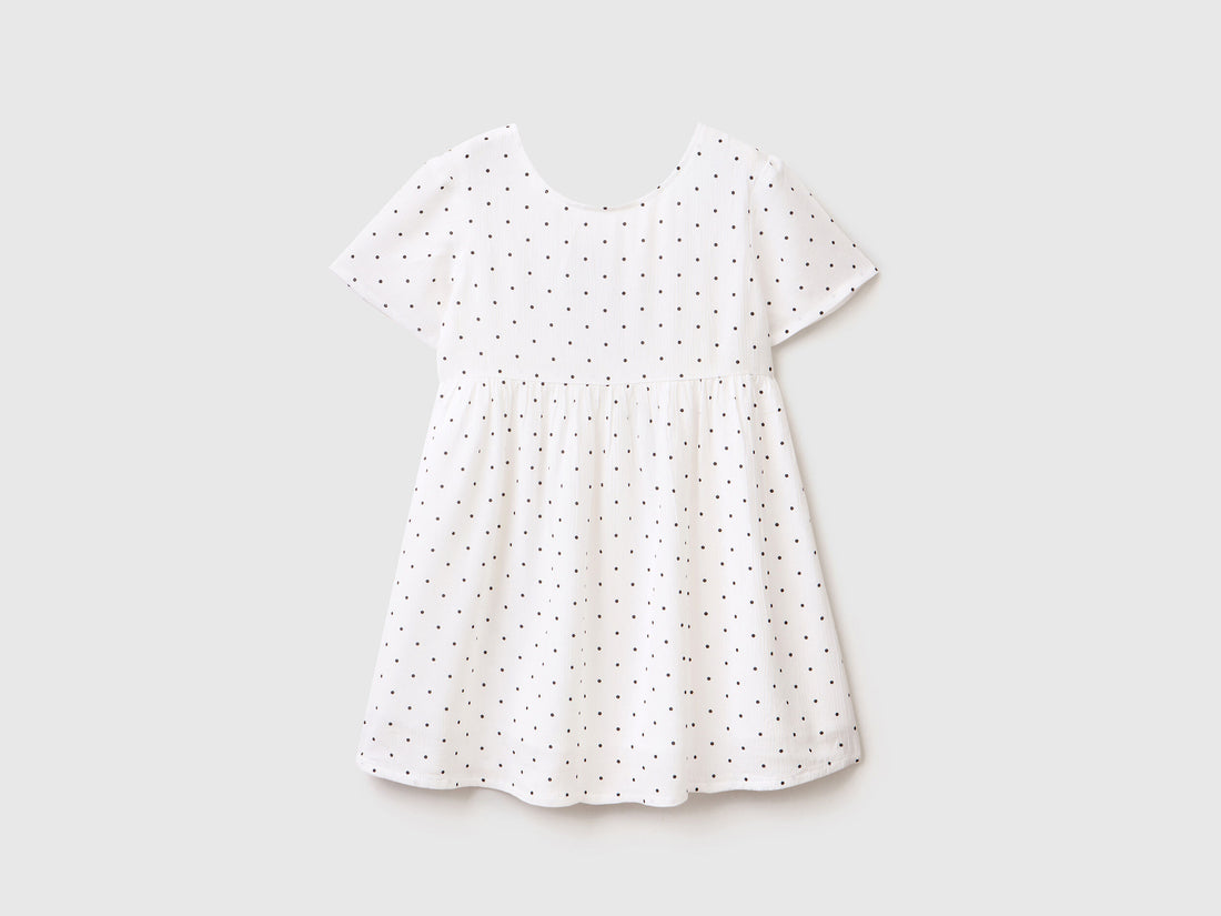 Polka Dot Dress In Sustainable Viscose - 01