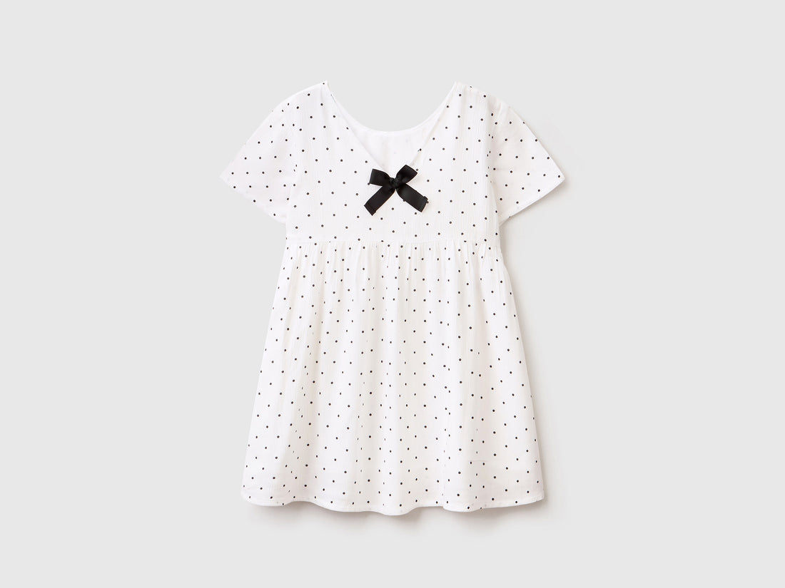 Polka Dot Dress In Sustainable Viscose - 02