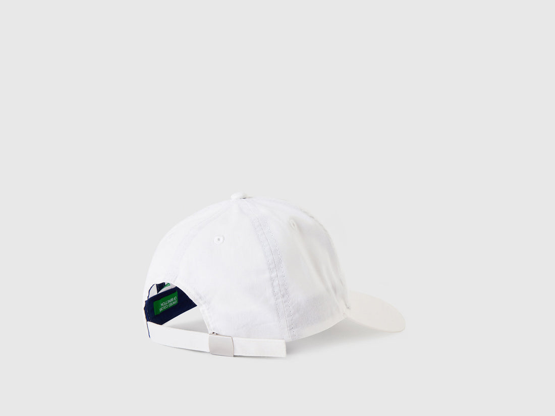 Printed Baseball Cap With Visor And Print