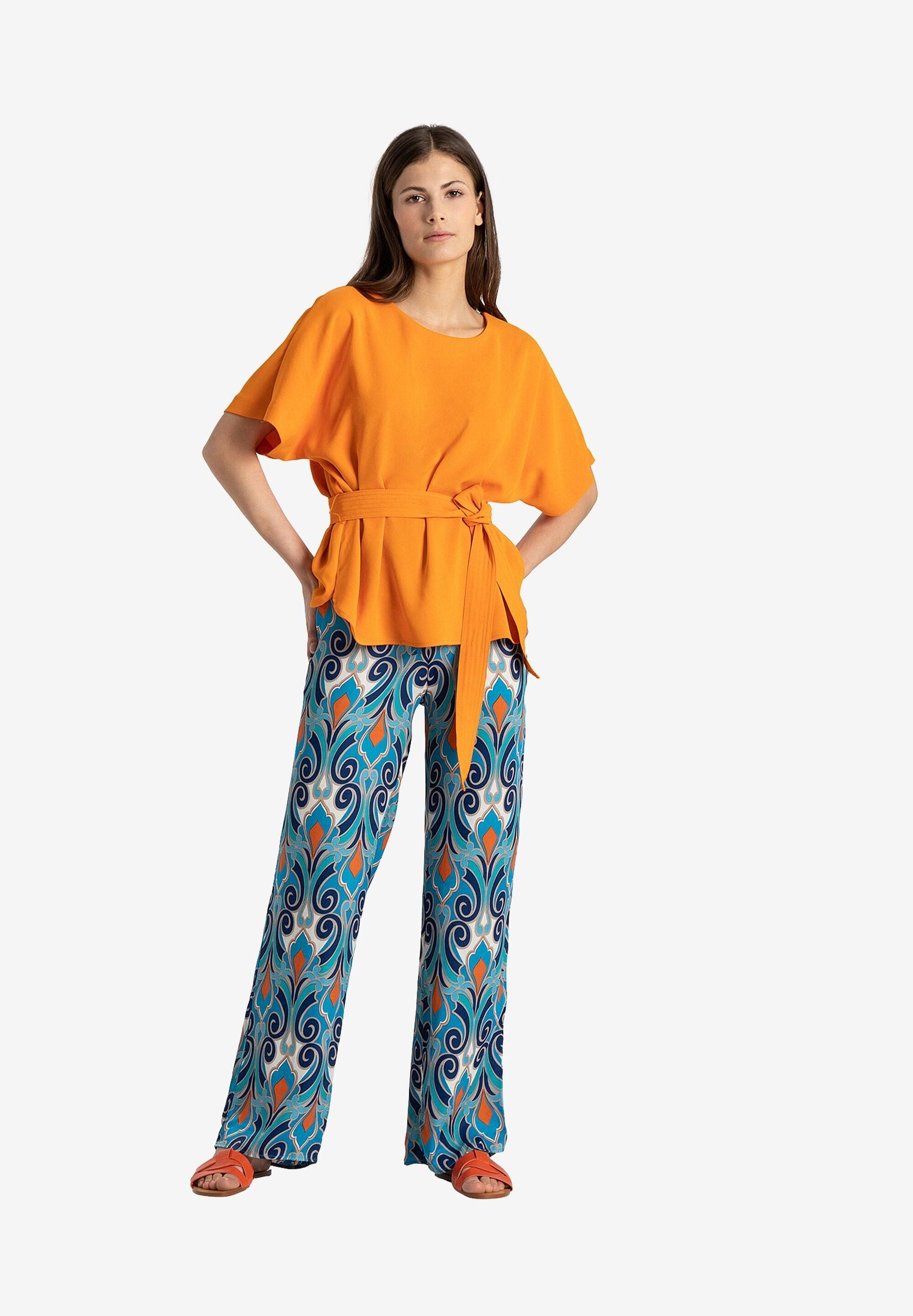 Printed Palazzo Trousers