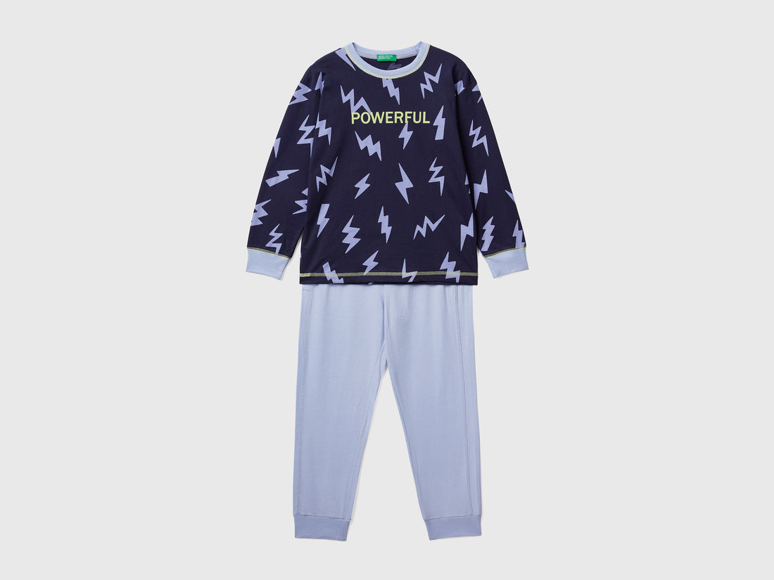 Pyjamas With Lightning Print - 01